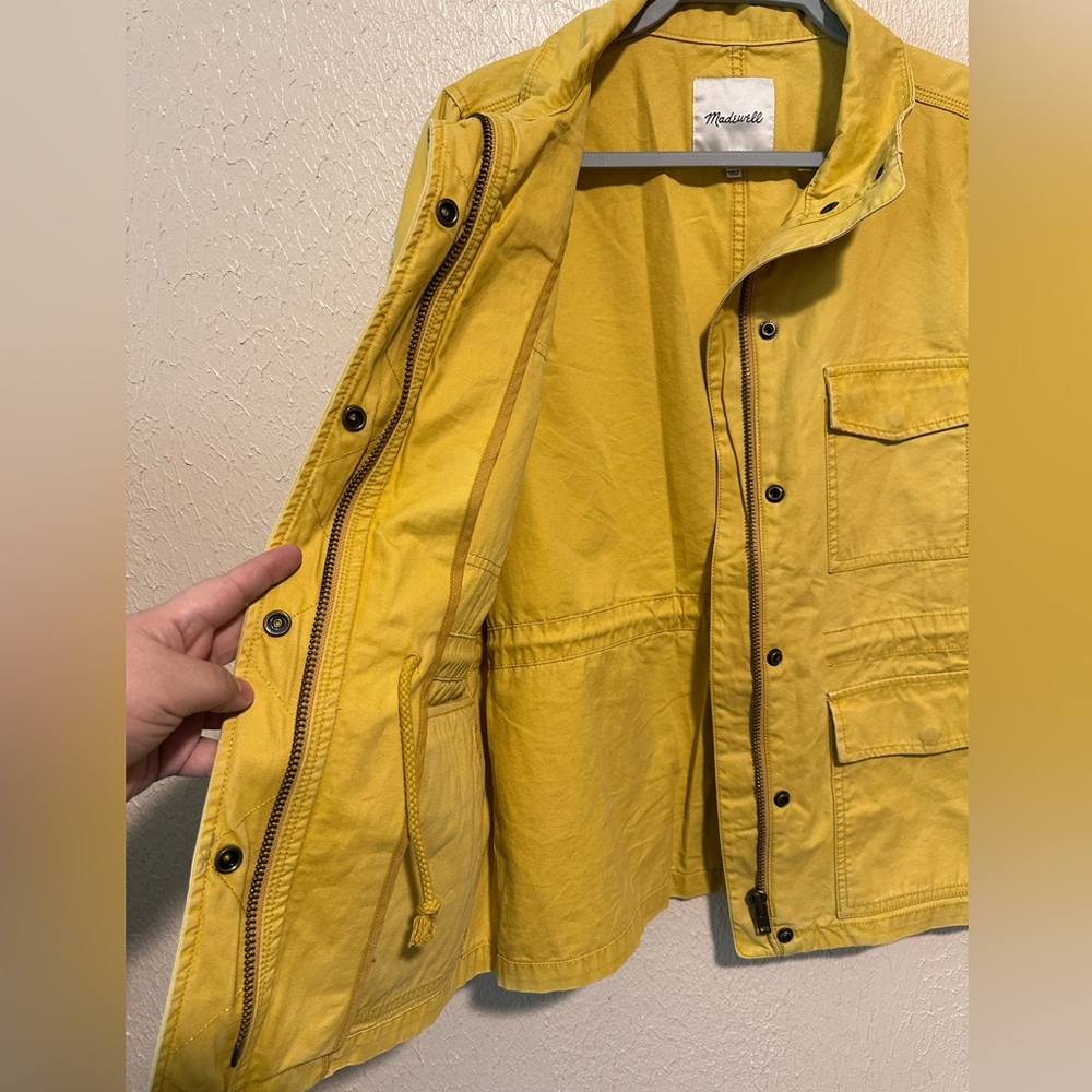 NWOT Madewell‎ Surplus Jacket in Nectar Gold Size Medium - Picture 5 of 9